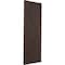 Ekena Millwork True Fit PVC Two Equal Panel Farmhouse Fixed Mount Shutters w/ Z-Bar, Raisin Brown , 12W x 80H, PR TFP102FH12X080TB - alternate 6